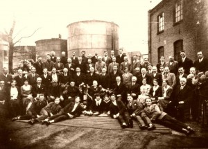 Olieslagerij Verloop groepsfoto 1930-50 jaar